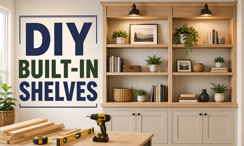 DIY Built-In Shelves