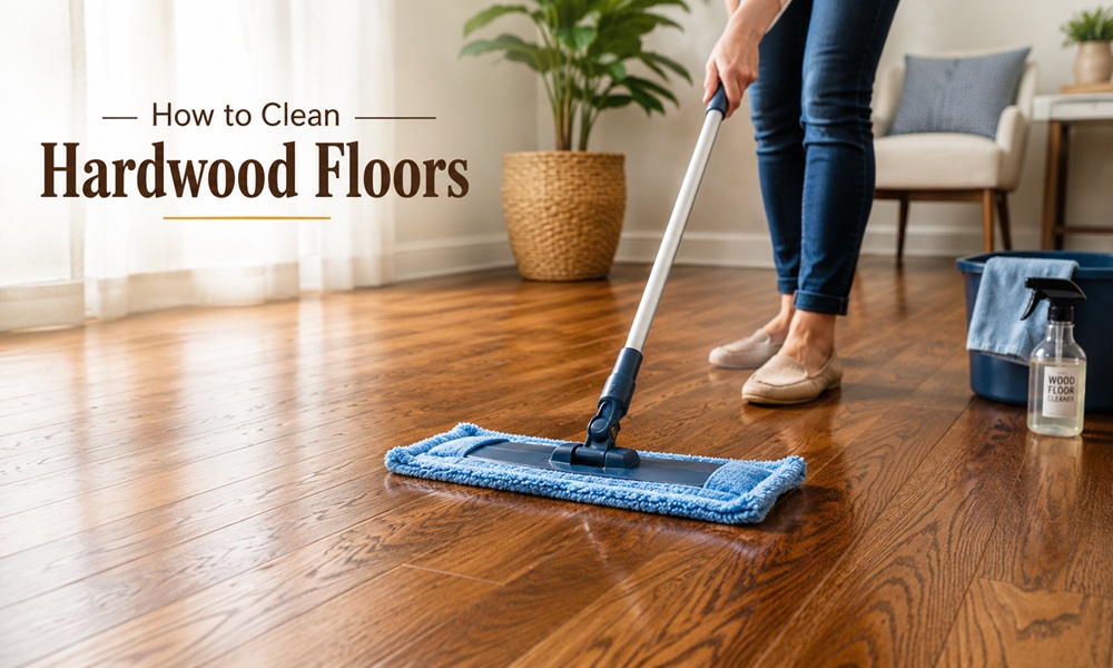 how to clean hardwood floors