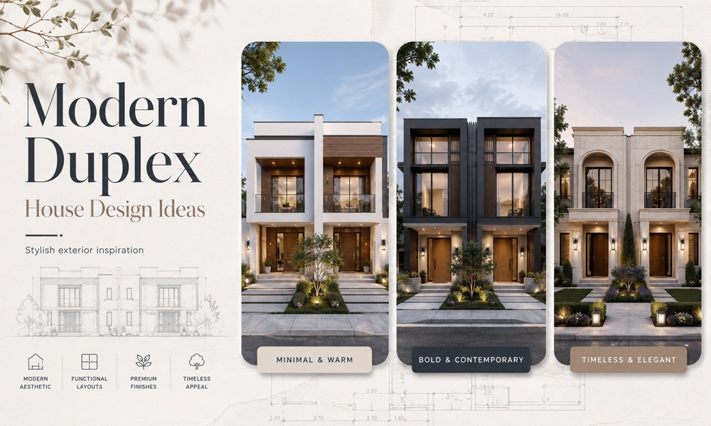 modern duplex house design ideas
